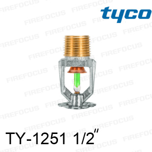 สปริงเกอร์แบบเพนเด้นท์สีเขียว TY-B 200F รุ่น TY-1251 (K2.8) 1/2 นิ้ว ยี่ห้อ TYCO