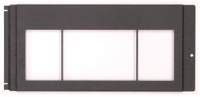 NOTIFIER Dress plate, display, black. model DPDISP-2