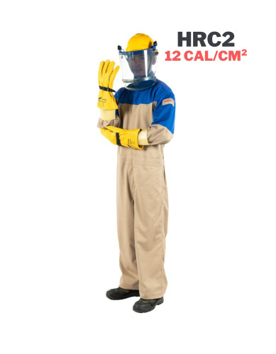 ชุดป้องกัน Electric Arc (Arc Flash Suit) 12 cal/cm² ระดับ CAT2 (HRC2) ครบเซ็ท