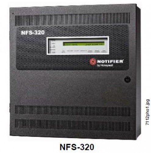 NOTIFIER NFS-320E Intelligent Fire Alarm Panel Single Printed Circuit Board with one SLC loop