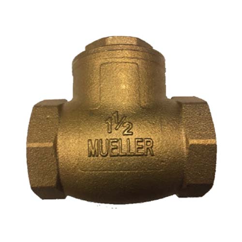 MUELLER รุ่น MU-052S Swing Check Bronze Body, 300 PSI WOG, Screwed ends. Size 2
