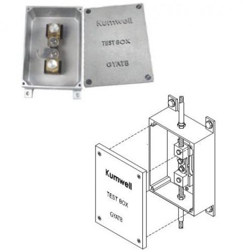 KUMWELL GYATB Aluminium Test Box Dimension 265x153x70 mm, Copper To Copper Conductor
