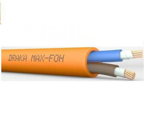 DRAKA สายทนไฟฉนวน 2 ชั้น FRC Cable MAX-FOH 0.6/1kV multicore insulated Sheathed 2Cx1.5 sq.mm