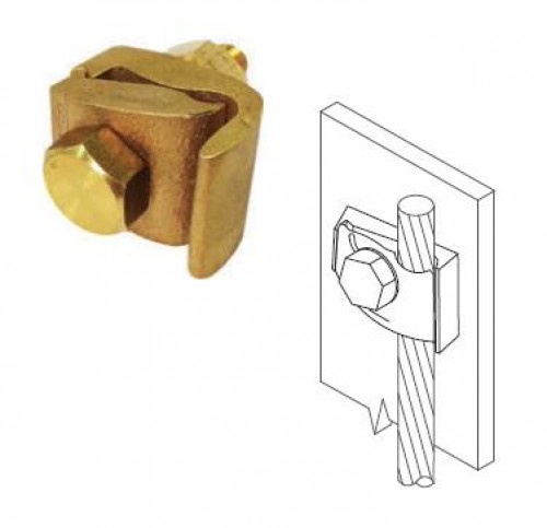 KUMWELL GXCCF - G1P Gound Clamp A Cable to Flat Bar Clamp Cable Size Size 25-50 sq.mm