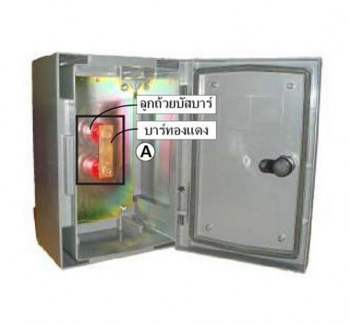 TEST BOX PVC กล่องกราวด์เทสบล็อคพลาสติก พร้อมอุปกรณ์ภายใน