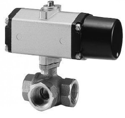 KITZ Class 10K Pneumatic Actuators Bronze Ball Valves Thread End model. CS-TNE