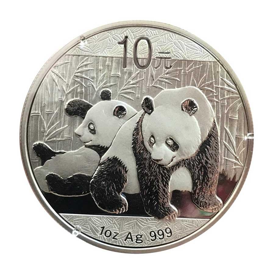 2010 1oz ¥10 CNY Chinese Silver Panda Coin
