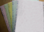 กระดาษต่อเนื่องเปล่า (สต๊อกฟอร์ม) - ชนิดกระดาษคาร์บอนในตัว