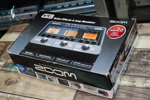 สวยๆกล่องครบ ZOOM G3 เอฟเฟคกีต้าร์ มีAudio Interfaceในตัว พร้อมอะแด๊ปเตอร์แท้ 5
