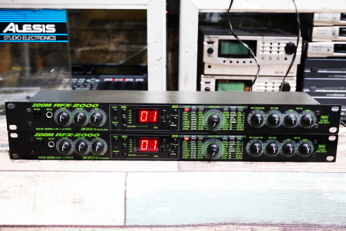 เอฟเฟคไมค์ ZOOM RFX-2000 (JAPAN) ผลิตญี่ปุ่น แต่งโปรแกรมเสียงให้แล้ว เสียงหนากังวานดีมาก
