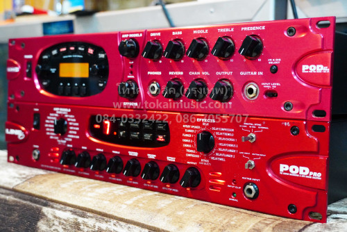 Line 6 POD Pro กีต้าร์มัลติเอฟเฟคและแอมซิมูเลเตอร์ ขนาด2ยู ซาวด์ดีมาก คอนเสิร์ต สตูดิโอเรคคอร์ด 3