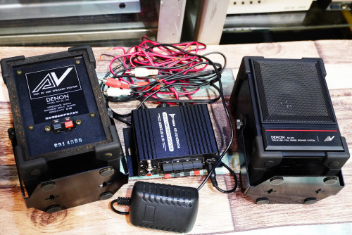 ลำโพง DENON ญี่ปุ่น + แอมป์ + สายต่อ + อะแด๊ปเตอร์ครบ เอาไว้เน้นเสียงแหลม 6