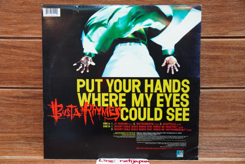 (107) Busta Rhymes - Put Your Hands Where My Eyes Could See (Single) 1LP 1