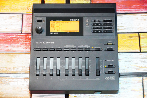 แถมรีโมท Roland SC-155 (JAPAN) ซาวด์ที่มีสไลด์มิกซ์คอนโทรลพาร์ทดนตรีได้ในตัว/ต่อคอมได้2ตัว 6
