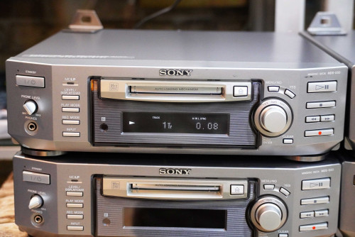 เครื่องเอ็มดี SONY MDS-S50 นำเข้าญี่ปุ่น ใช้งานปรกติทั้งอัดและอ่าน รองรับMDLP แถมแผ่นMD 1แผ่น ประกัน 2