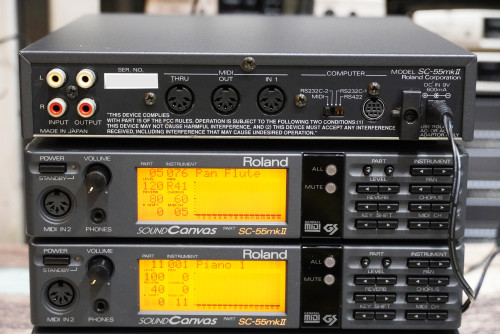 Roland　SC-55mk2 sound canvas Roland SC-55 MKⅡ MK2 Sound Module Sound Canvas Good GP | eBay