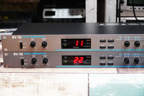 เอฟเฟคไมค์ BOSS RV-70 (JAPAN) ผลิตญี่ปุ่น ตัวนี้เสียงดีทุกโปรแกรม แทบไม่ต้องแต่ง 3