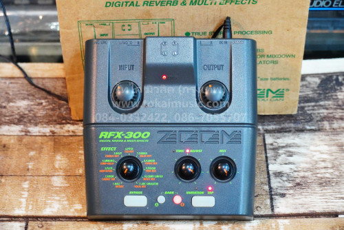 ZOOM RFX-300 (JAPAN) เอฟเฟคไมค์ญี่ปุ่น ขนาดกระทัดรัด ปรับง่าย เสียงดีมาก ราคาเบาๆ พร้อมอะแด๊ปเตอร์ 3