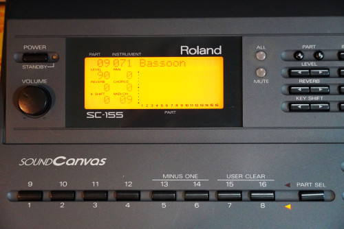 แถมรีโมท Roland SC-155 (JAPAN) ซาวด์ที่มีสไลด์มิกซ์คอนโทรลพาร์ทดนตรีได้ในตัว/ต่อคอมได้2ตัว 4