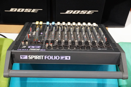อังกฤษแท้ SoundCraft SPIRIT FOLIO F1 สวยๆใช้งานปรกติทุกช่อง 8ไมค์XLR สไลด์ยาว อะแด๊ปเตอร์แท้ 1