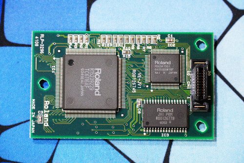 Expansion Board การ์ดเพิ่มเสียง Roland VE-JV1 (JAPAN) ใส่กับ JV35 JV50 JV90 JV1000 A90 มี512เสียง 4M