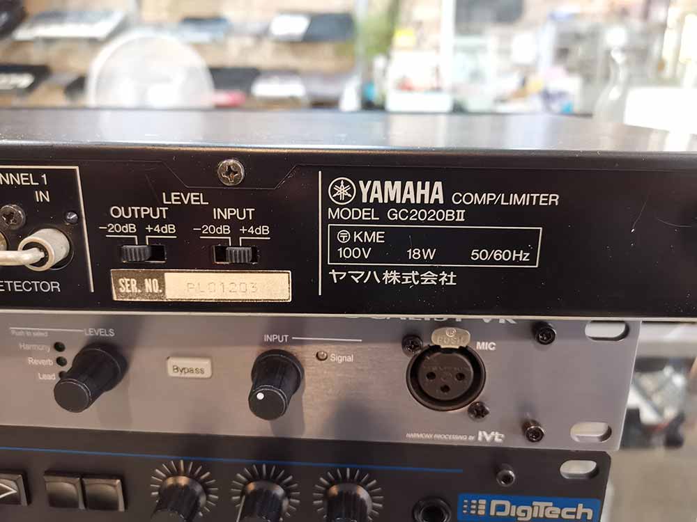 YAMAHA GC2020BII CompressorLimiter (MADE IN JAPAN) คอมเพรสเซ่อร์  ลิมิเตอร์ ของดีที่ยังนิยมหาใช้ 4