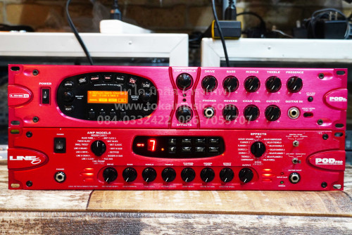 Line 6 POD Pro กีต้าร์มัลติเอฟเฟคและแอมซิมูเลเตอร์ ขนาด2ยู ซาวด์ดีมาก คอนเสิร์ต สตูดิโอเรคคอร์ด 6