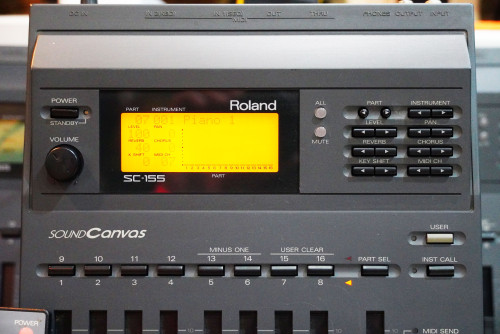 แถมรีโมท Roland SC-155 (JAPAN) ซาวด์ที่มีสไลด์มิกซ์คอนโทรลพาร์ทดนตรีได้ในตัว/ต่อคอมได้2ตัว 7