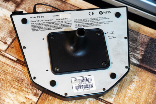(3) Roland TD-6V โมดูลกลองไฟฟ้าไมค์จ่อกลองชุดหรือกับแป้นยางกลองไฟฟ้า พร้อมขาและอะแด๊ปเตอร์ มี1024เสี 3