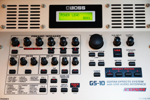 BOSS GS-10 GUITAR EFFECTS SYSTEM และ AUDIO INTERFACE ลำโพงสเตอริโอในตัว (MADE IN JAPAN) 2