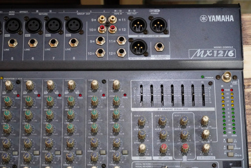 ตัวละ 12000 YAMAHA MX 12/6 แท้จากญี่ปุ่น (ผลิตไต้หวัน) 12 ช่อง/8 ไมค์ / 4 Group 8