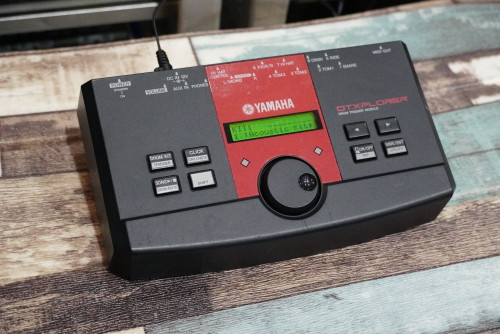 โมดูลกลองไฟฟ้า YAMAHA DTXPLORER (JAPAN) งานญี่ปุ่น ซาวด์ดีมาก มี990เสียง 10รูทริก ตั้งได้32ชุดกลอง 3