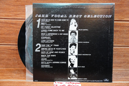 (46) JAZZ VOCAL Best Selection 1LP 1