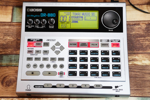 เหมือนใหม่ BOSS DR-880 คู่มือไทย อะแด๊ปเตอร์ครบ ลงจังหวะไทย80จังหวะ
