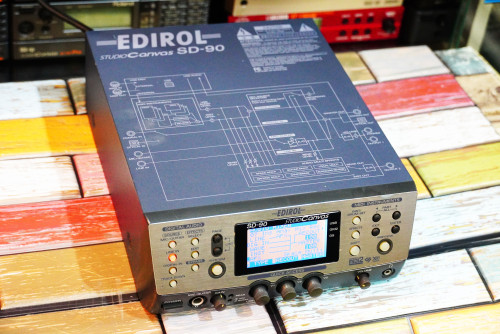 EDIROL SD-90 Studio Canvas ซัพพอร์ทWAVและMIDI 1050เสียง/กลอง30 ซาวด์24บิต USB ok สายต่อครบชุด 3