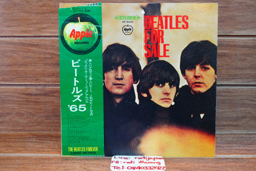 (2) แผ่นเสียง The Beatles อัลบั้ม For Sale ปี1965 1LP/JAPAN