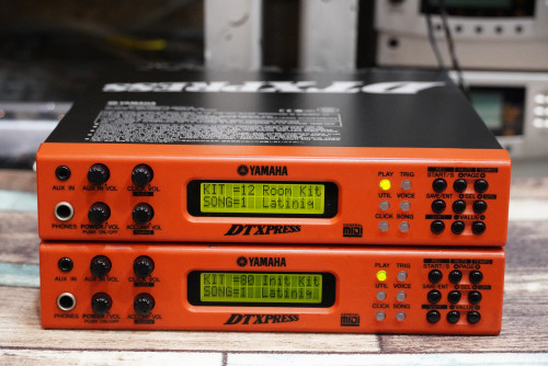 YAMAHA DTXPRESS (JAPAN) โมดูลกลองไฟฟ้า 990เสียง 48ชุดกลอง เซฟได้32ชุด 11รูทริก ต่อมิดี้คาราโอเกะตรง