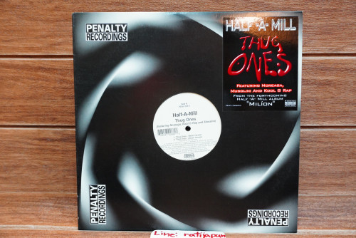 (173) Half-A-Mill - Thug Ones (Single) 1LP HIP HOP
