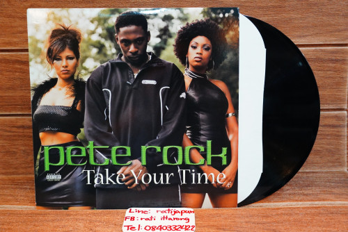 (22) แผ่นเสียง Pete Rock - Take Your Time,Tha Game (Single) 1LP