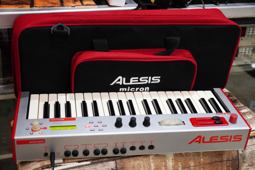 สวยๆพร้อมกระเป๋า ALESIS MICRON 37คีย์โซโล่คีย์บอร์ดซินธิไซเซ่อร์ มี600เสียง พร้อมอะแด๊ปเตอร์ 4
