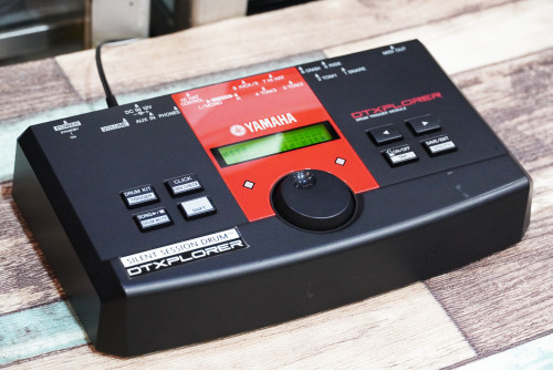โมดูลกลองไฟฟ้า YAMAHA DTXPLORER (JAPAN) งานญี่ปุ่น ซาวด์ดีมาก มี990เสียง 10รูทริก ตั้งได้32ชุดกลอง 3 3