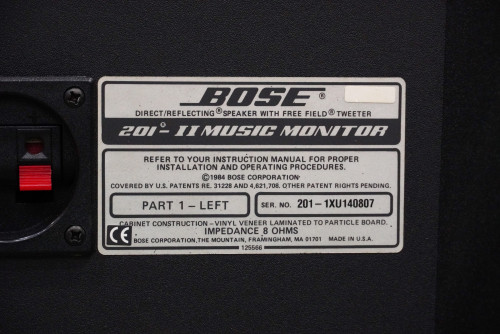 ผลิตยูเอส BOSE 201 II Music Monitor (USA) รุ่น2ทำในUSA เสียงคมกริป รุ่นนี้ทรงนี้ไม่มีปลอม คู่ละ8500 1