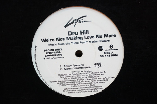 (217) Dru Hill - We're Not Making Love No More (Single) 1LP 1
