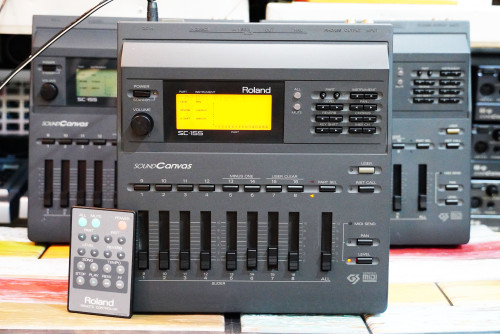 แถมรีโมท Roland SC-155 (JAPAN) ซาวด์ที่มีสไลด์มิกซ์คอนโทรลพาร์ทดนตรีได้ในตัว/ต่อคอมได้2ตัว