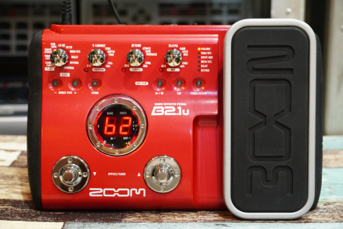 เอฟเฟคเบส ZOOM B2.1u ซาวด์24บิต 47เอฟเฟค เซฟได้40เสียง กลองในตัว