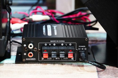 ลำโพง DENON ญี่ปุ่น + แอมป์ + สายต่อ + อะแด๊ปเตอร์ครบ เอาไว้เน้นเสียงแหลม 2