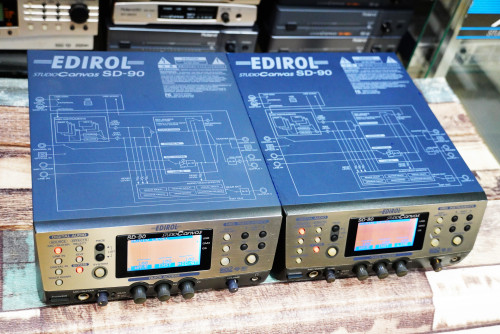 EDIROL SD-90 Studio Canvas ซัพพอร์ทWAVและMIDI 1050เสียง/กลอง30 ซาวด์24บิต USB ok สายต่อครบชุด 3