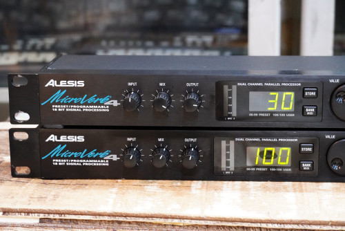ของแท้จากญี่ปุ่น Alesis MicroVerb4 (Taiwan) เอฟเฟคไมค์ร้อง เซฟได้100เสียง ใช้งานง่าย ปรับง่าย