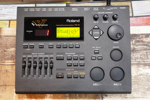Roland TD-10 (JAPAN) โมดูลกลองไฟฟ้าตัวเทพ ซาวด์กลองระดับสตูดิโอ งานเวทีจนถึงห้องอัด ใช้งานปรกติทุกอย