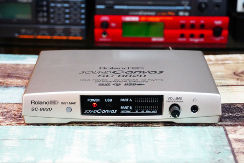 Roland SC-8820 ตัวเล็กสเป็คแรง เป็นรองแค่SC-8850 เสียงหนากังวานดีมาก ต่อคอมทางUSBด้เลย 7
